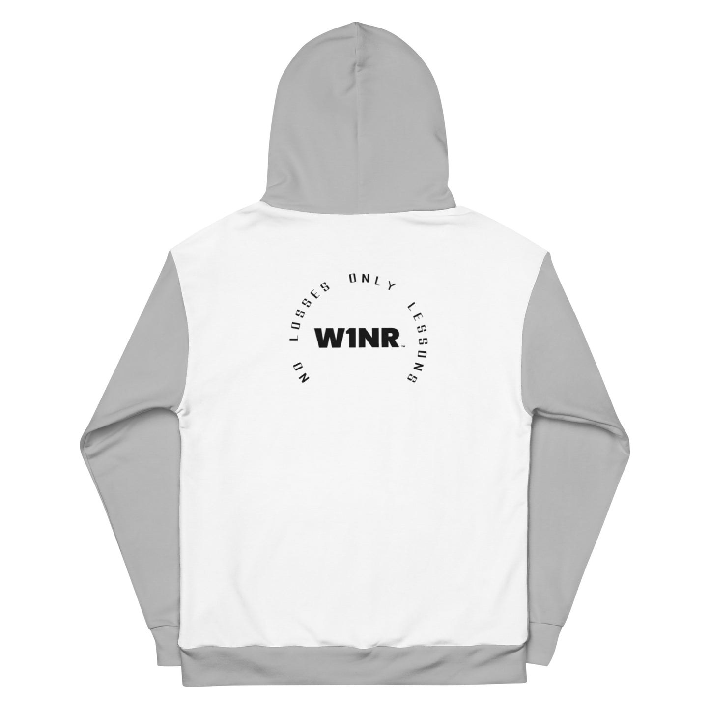 W1NR grey logo Unisex Hoodie