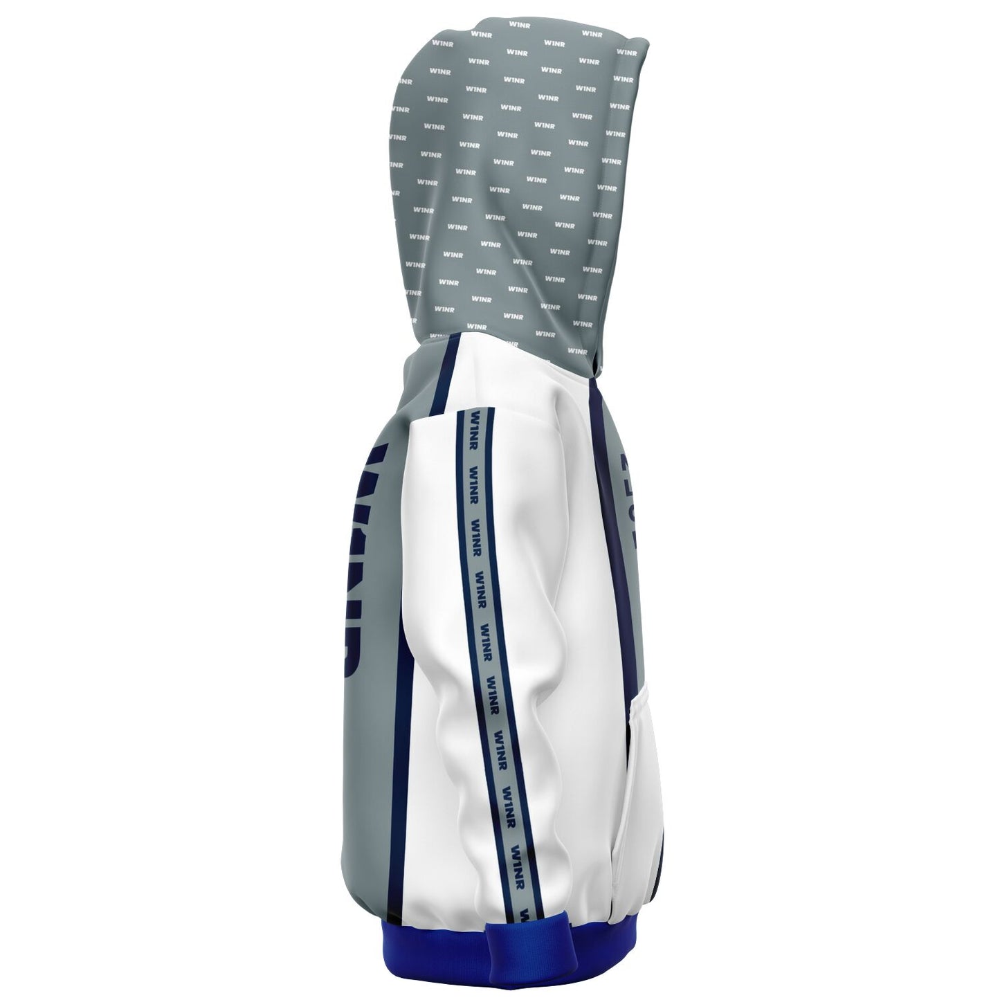 W1NR blue and silver Fashion Kids Hoodie