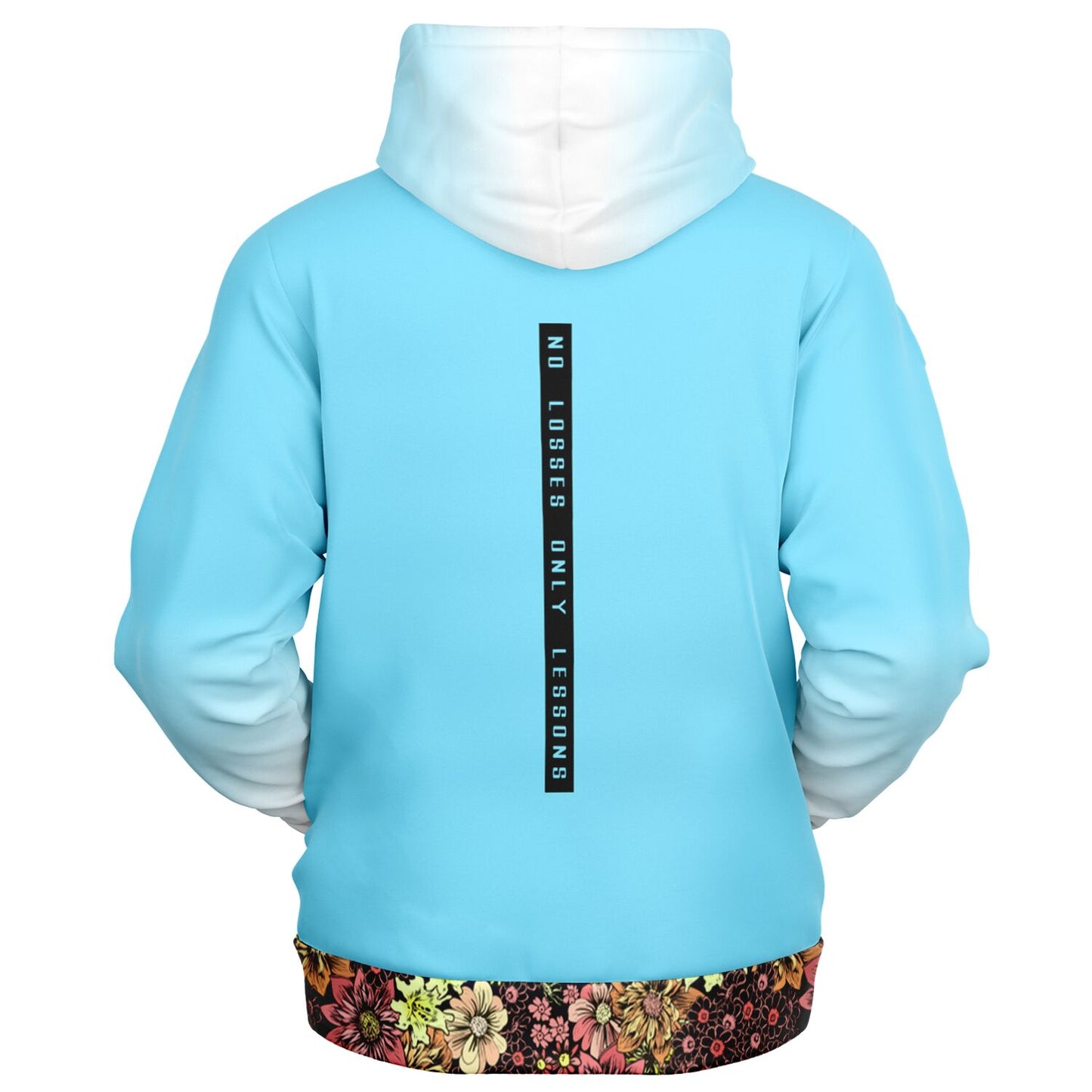 W1NR fade to blue Fashion Zip-Up Hoodie - AOP