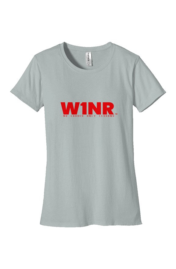 W1NR red logo Womens Classic T Shirt