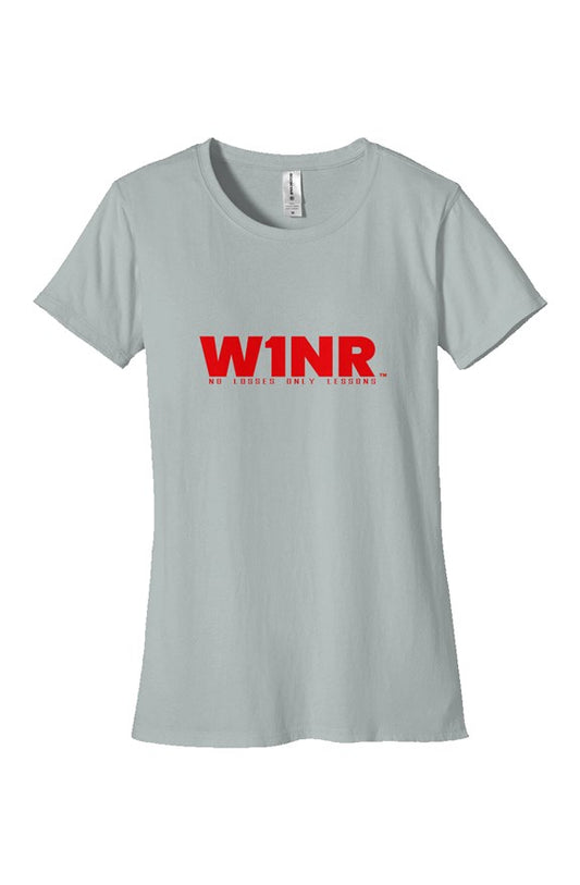 W1NR red logo Womens Classic T Shirt