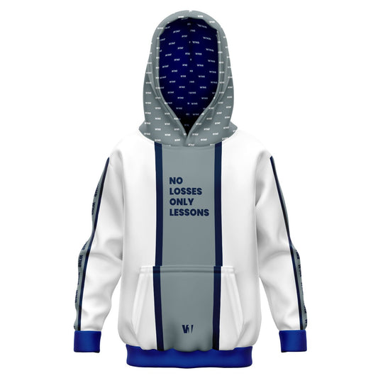 W1NR blue and silver Fashion Kids Hoodie