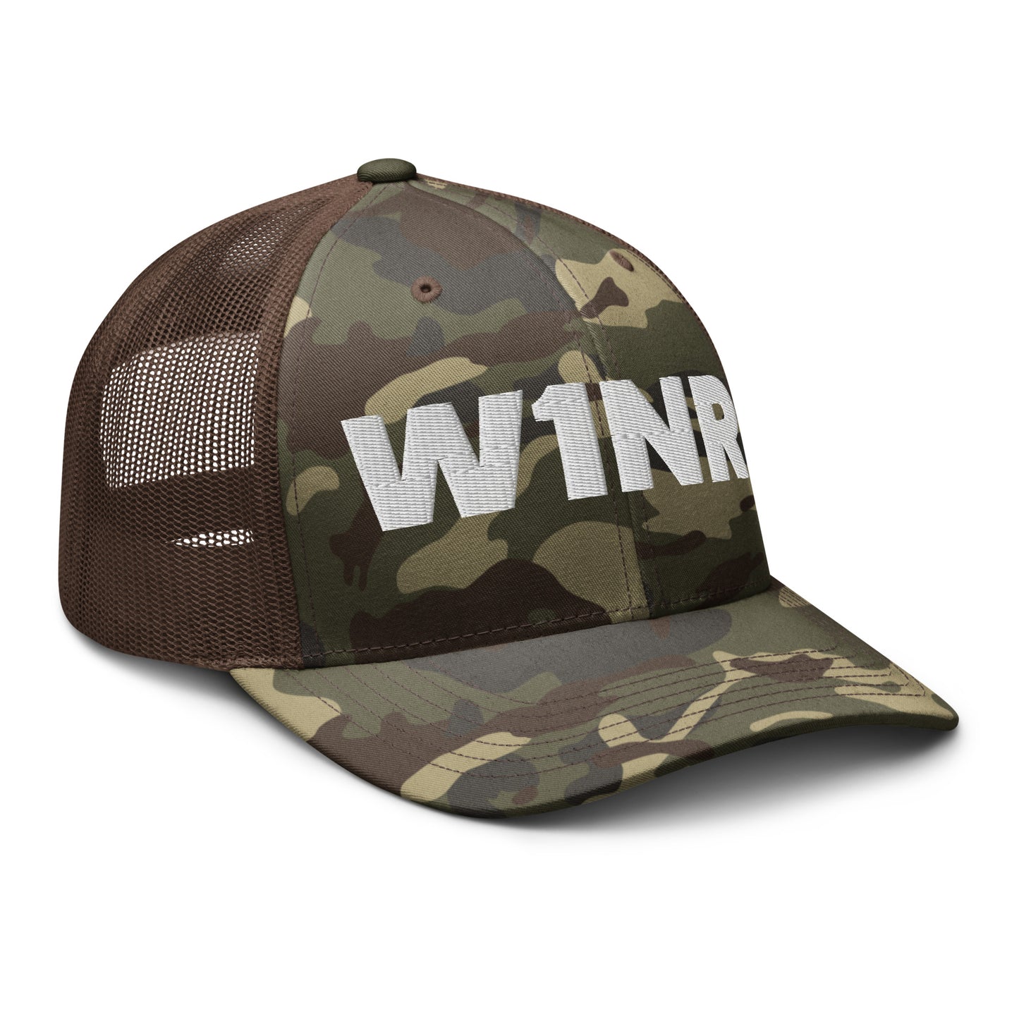 W1NR Camouflage trucker hat (2 colors)