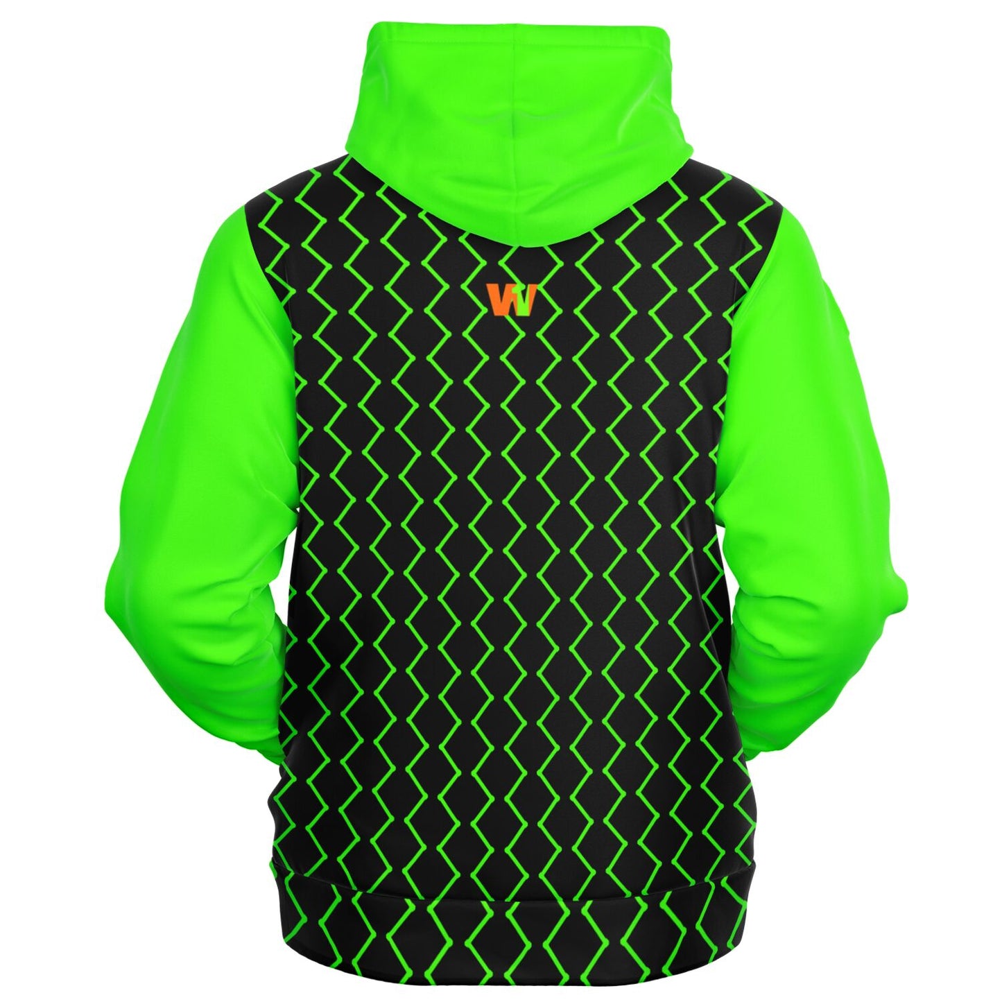 W1NR Flo-green Fashion Zip-Up Hoodie